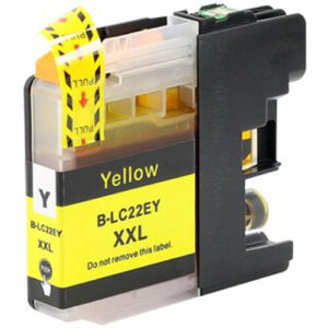 tinta compatible brother lc22E amarillo