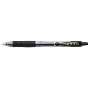 Pilot boligrafo gel g2 retractil negro