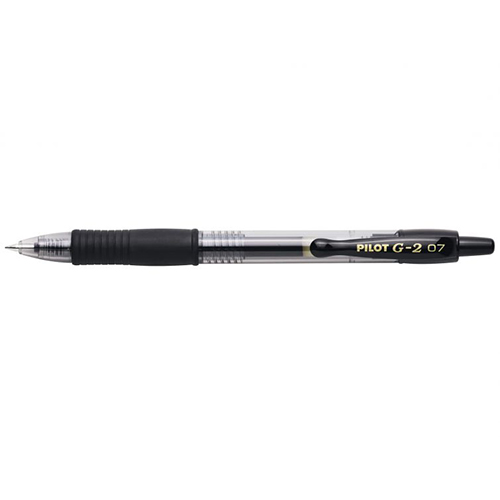 Pilot boligrafo gel g2 retractil negro