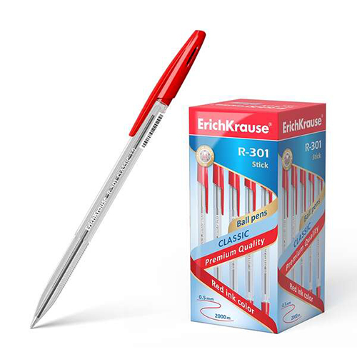 Boligrafi ErichKrauser Rojo R 301 1 mm
