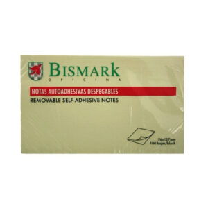 Bismark Bloc De 100 Notas Adhesivas 76x127mm Amarilla