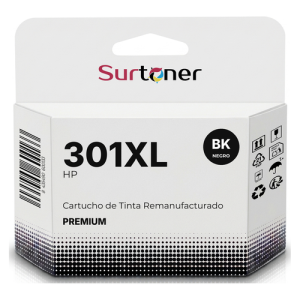 Tinta Remanufacturada HP 301XL Negro