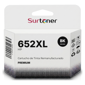Tinta Remanufacturada HP 652XL Negro