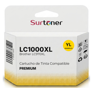 Tinta Compatible Brother LC1000XL/LC970XL Amarillo