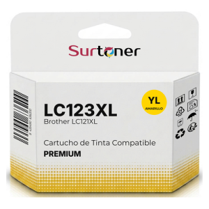 Tinta Compatible Brother LC123XL/LC121XL Amarillo
