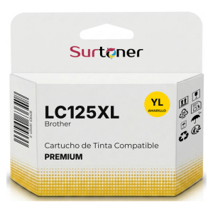 Tinta Compatible Brother LC125XL Amarillo