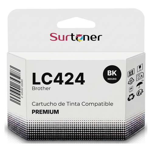 Tinta Compatible Brother LC424 Negro