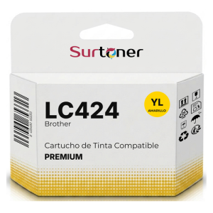 Tinta Compatible Brother LC424 Amarillo