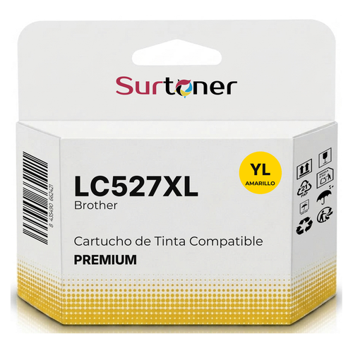 Tinta Compatible Brother LC527XL Amarillo