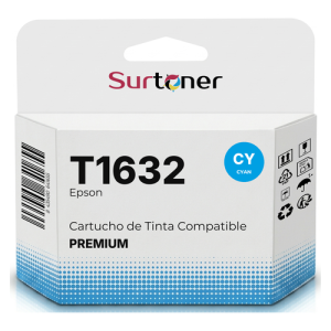 Tinta Compatible Epson T1632 Cyan