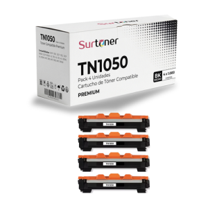Toner Compatible Brother TN1050 Negro Pack 4