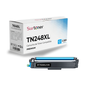 Toner Compatible Brother TN248XL Cian